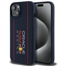 Red Bull RBHMP15S24SIOLRV Silicone Vertical Logo MagSafe-kompatibilis tok iPhone 15 - sötétkék tok és táska