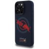 Red Bull RBHMP16L24SIOLVR Silicone ORBR20 Logo Red Lining MagSafe-kompatibilis tok iPhone 16 Pro - tengerészkék