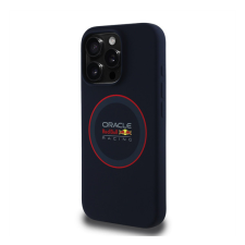 Red Bull Red Ring iPhone 15 Pro szilikon MagSafe tok, tengerészkék tok és táska