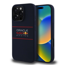 Red Bull Silicone Horizontal Logo MagSafe tok iPhone 16 Pro készülékhez tengerészkék tok és táska
