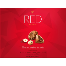 RED Delight Tejcsokoládé Praliné Mogyoró és makadámdió töltelékkel édesítőszerekkel 132 g diabetikus termék