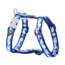 Red Dingo Camouflage Dark Blue XLarge Dog hám nyakörv, póráz, hám kutyáknak