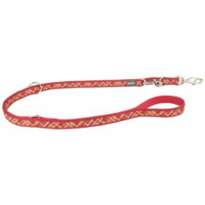 Red Dingo Flanno Red multi-purpose póráz 200 cm Medium nyakörv, póráz, hám kutyáknak