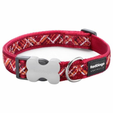 Red Dingo Flanno Red Small kutya nyakörv nyakörv, póráz, hám kutyáknak
