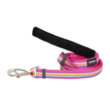 Red Dingo Horizontal Stripes Hot Pink póráz 100-180 cm Medium nyakörv, póráz, hám kutyáknak