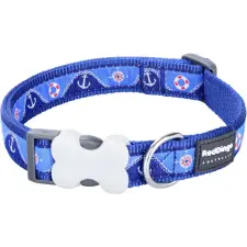 Red Dingo Nautical Blue Small kutya nyakörv nyakörv, póráz, hám kutyáknak