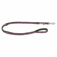 Red Dingo Pink Spots Brown multi-purpose póráz 200 cm XS nyakörv, póráz, hám kutyáknak