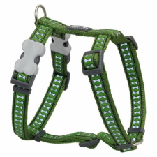 Red Dingo Reflective Green Medium Dog hám nyakörv, póráz, hám kutyáknak