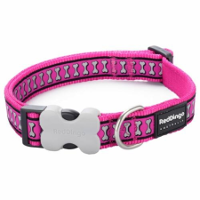 Red Dingo Reflective Hot Pink Small kutya nyakörv nyakörv, póráz, hám kutyáknak