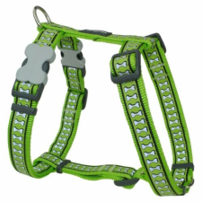 Red Dingo Reflective Lime Large Dog hám nyakörv, póráz, hám kutyáknak