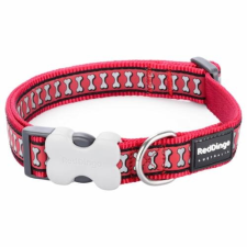 Red Dingo Reflective Red XS kutya nyakörv nyakörv, póráz, hám kutyáknak