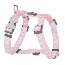 Red Dingo Reflective Ziggy Pink XS Dog hám nyakörv, póráz, hám kutyáknak