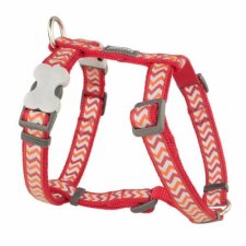 Red Dingo Reflective Ziggy Red XS Dog hám nyakörv, póráz, hám kutyáknak