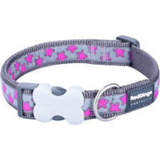 Red Dingo Stars Grey/Hot Pink Small kutya nyakörv nyakörv, póráz, hám kutyáknak