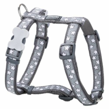 Red Dingo Stars Grey XLarge Dog hám nyakörv, póráz, hám kutyáknak
