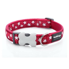 Red Dingo Stars Red Medium kutya nyakörv nyakörv, póráz, hám kutyáknak