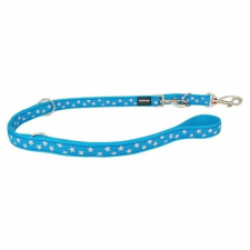 Red Dingo Stars Turquoise multi-purpose póráz 200 cm Large nyakörv, póráz, hám kutyáknak