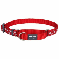 Red Dingo White Spots Red Medium Martingale nyakörv nyakörv, póráz, hám kutyáknak