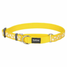 Red Dingo White Spots Yellow Medium Martingale nyakörv nyakörv, póráz, hám kutyáknak