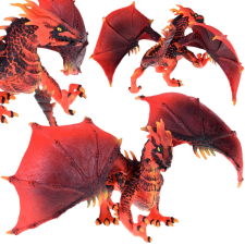 Red Dragon Figurine Fenséges sárkány mozgatható szárnyakkal ZA5021 játékfigura