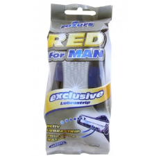 Red for man borotva 2 pengés krémezőcsíkkal 12db eldobható borotva