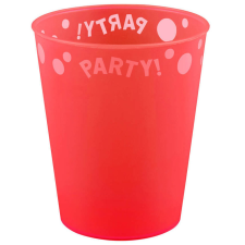 Red, Piros micro prémium műanyag pohár 250 ml babaétkészlet