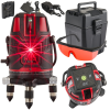 Red Technic Lézer szintező keresztlézer 360 PIROS RTPLK0037