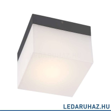 REDO CUBE kültéri fali/mennyezeti lámpa szürke, E27, REDO-9444 kültéri világítás
