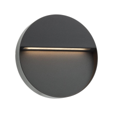 REDO Even sötétszürke LED kültéri fali lámpa (RED-9624) LED 1 izzós IP54 kültéri világítás