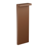 REDO Kant corten-fehér vízvédett LED kültéri állólámpa (RED-91036) LED 1 izzós IP65
