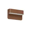 REDO Kant corten-fehér vízvédett LED kültéri fali lámpa (RED-91015) LED 1 izzós IP65