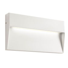 REDO Lander fehér LED kültéri fali lámpa (RED-90480) LED 1 izzós IP54 kültéri világítás