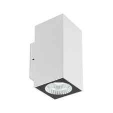 REDO Quad fehér LED kültéri fali lámpa (RED-90087) LED 2 izzós IP65 kültéri világítás