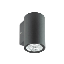 REDO Ram sötétszürke LED kültéri fali lámpa (RED-90076) LED 1 izzós IP65 kültéri világítás