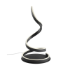 REDO Scroll fekete LED asztali lámpa (RED-01-4280) LED 1 izzós IP20