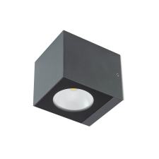 REDO Teko sötétszürke LED kültéri fali lámpa (RED-90101) LED 2 izzós IP65 kültéri világítás