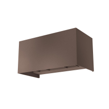 REDO Vary sötétbarna LED kültéri fali lámpa (RED-90305) LED 4 izzós IP54 kültéri világítás