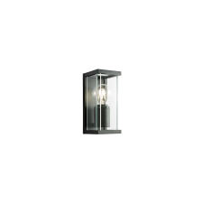 REDO Vitra fehér-átlátszó kültéri fali lámpa (RED-9107) E27 1 izzós IP54 kültéri világítás