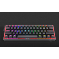 Redragon Fizz Pro black, wired&2.4G&BT Mechanical Keyboard, RGB, red switch Black HU (K616-RGB_RED_HU) billentyűzet