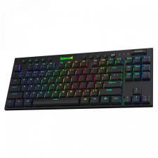 Redragon Horus TKL, wired&2.4G&BT mechanical Keyboard, RGB, brown switch billentyûzet billentyűzet