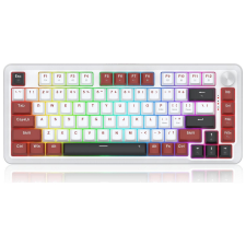 Redragon K721WRB Stormhunter Mechanikus Vezetékes Billentyűzet US - Fehér (K721WRB-RGB) billentyűzet