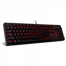  Redragon Surara Pro Red LED Backlight Mechanical Gaming Keyboard with Ultra-Fast V-Optical Blue Switches Black HU billentyűzet