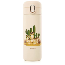 Reer 350 ml, szívószállal, krémfehér babaétkészlet