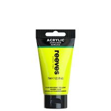 Reeves akrilfesték, 75 ml - fluorescent yellow akrilfesték