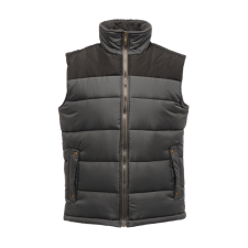 Regatta ALTOONA steppelt vízlepergető férfi mellény, RETRA806, Seal Grey/Black-3XL munkaruha