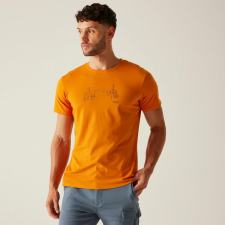 Regatta Breezed V Férfi pamut póló narancs férfi póló
