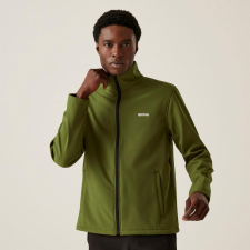 Regatta Cera V férfi softshell felső zöld férfi kabát, dzseki