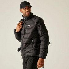 Regatta Dalent Férfi bélelt kabát fekete férfi kabát, dzseki