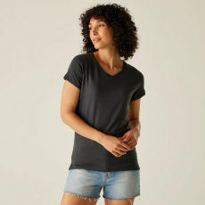 Regatta Elkie Női pamut póló szürke