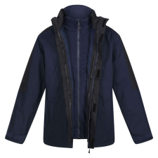 Regatta férfi vízálló dzseki 3 az 1-ben, RETRA130, Navy/Black-M férfi kabát, dzseki
